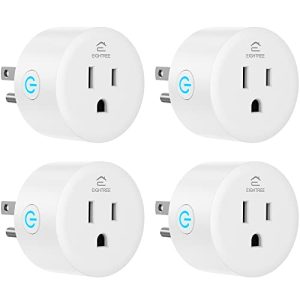 EIGHTREE Smart Plug, Smart Home WiFi Outlet Compatible with Alexa & Google Home, Alexa Smart Socket with Remote Control & Timer Function, 2.4GHz WiFi Only