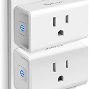 Kasa Smart Plug Ultra Mini 15A, Smart Home Wi-Fi Outlet Works with Alexa, Google Home & IFTTT, No Hub Required, UL Certified, 2.4G WiFi Only, 2-Pack(EP10P2) , White