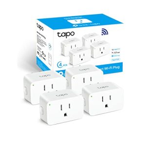 GHome Smart Mini Smart Plug, Wi-Fi Outlet Socket Compatible with Alexa and Google Home, Remote Control with Timer Function, No Hub Required, ETL FCC Listed (2 Pack),White